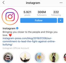 Instagram auf Instagram - Ein bisschen paradox...