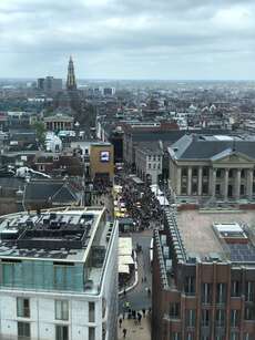 View from Forum Groningen