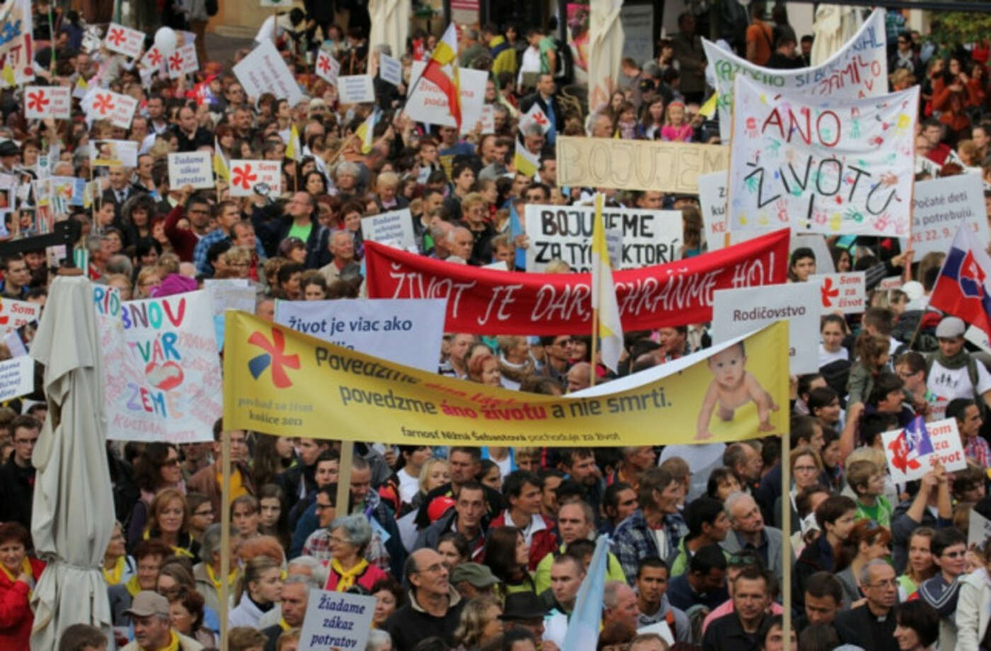 20. September 2015, Marsch für das Leben in Bratislava (Bildquelle: www.lifesitenews.com)