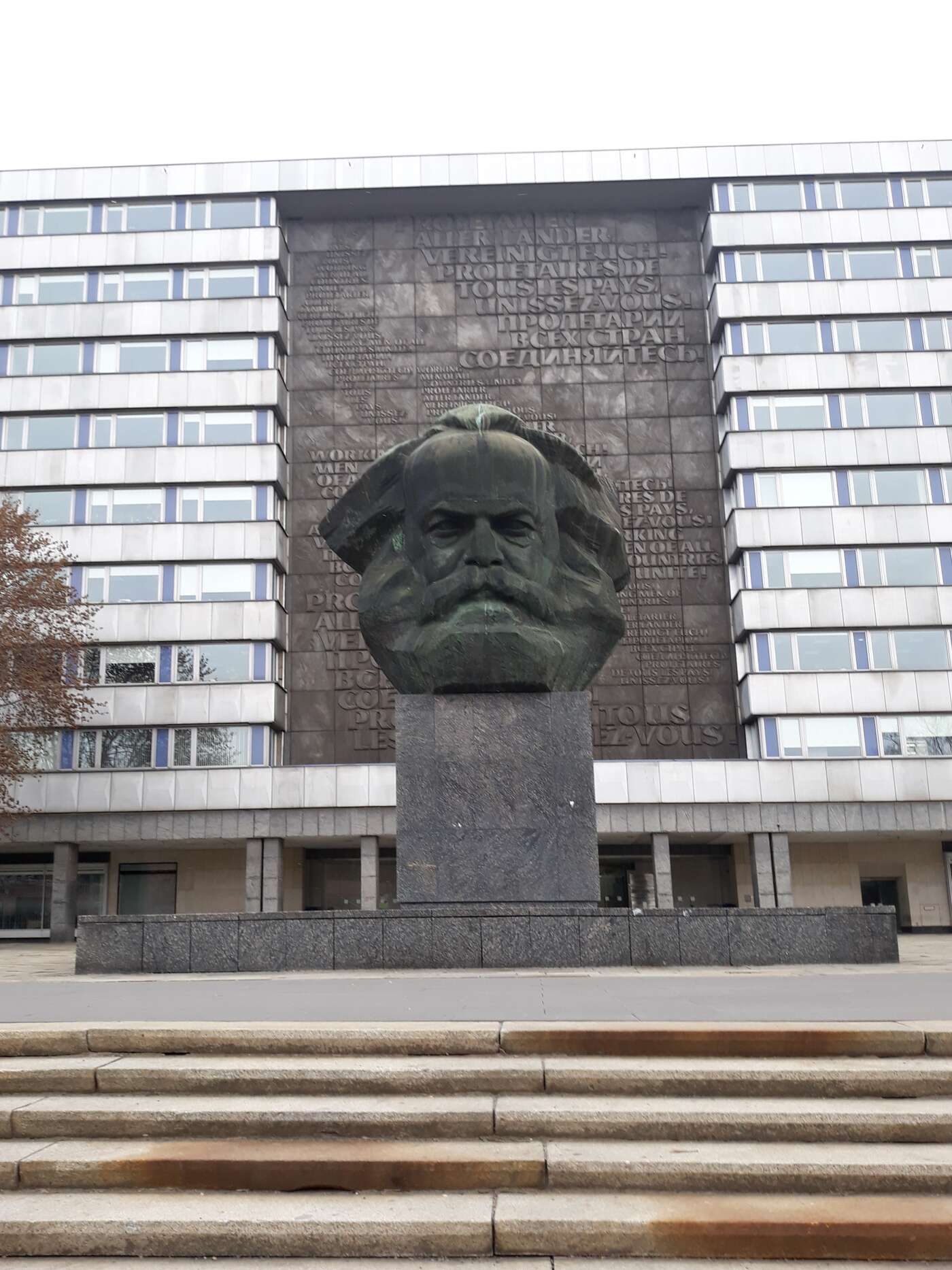 The Karl Marx statue in Chemnitz 