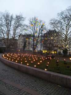 An Weihnachten wird Malmö eigentlich ganz nett hergerichtet :)