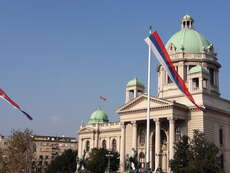 In der Hauptstadt Serbiens 