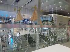 Shopping - center Nova Karolina with lovely Christmas decoration