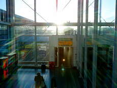 Diese Sonne hat mich montags in London am Flughafe begrüßt =)