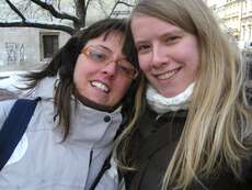 Lara und ich in Krakau