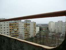 Tallin, Blick vom Balkon in das Wohngebiet