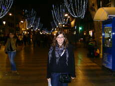 Elsi auf "La Rambla" in Barcelona :)