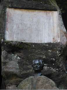 Deutschlands Dichterfürst Johann Wolfgang von Goethe besuchte die Adersbacher Felsen zum Zwecke naturwissenschaftlicher Studien im Jahre 1790