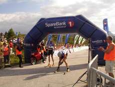 Die Gewinner des 24km-Distanzrennens: Marcus Hellner und Johan Olsson aus Schweden!
