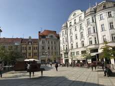Another square of Ostrava / Une autre place d'Ostrava