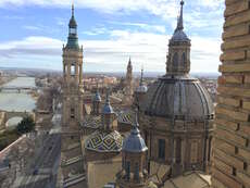Zaragoza von oben