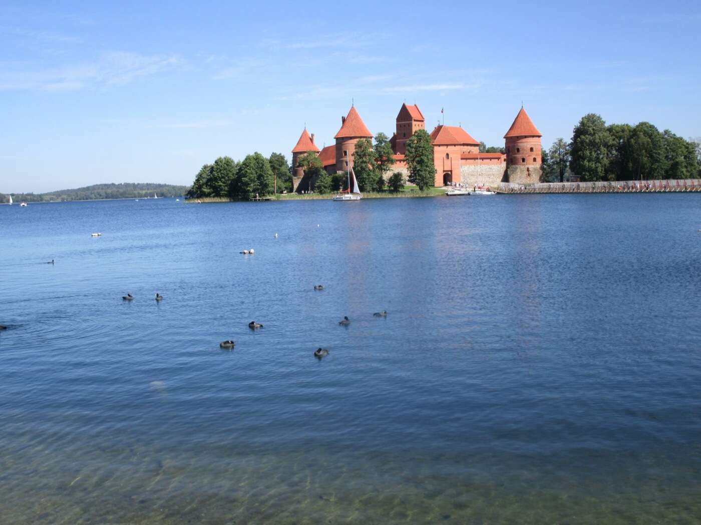 Der bekannteste Anblick Litauens: Die Burg von Trakai