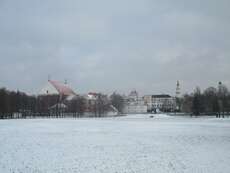 Die Altstadt von Kaunas im Winter