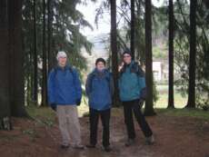 Mit den Salesianern Michal und Jára beim Wandern.