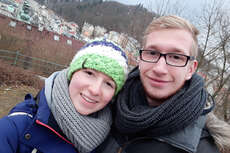 Robin und ich in Karlsbad