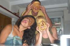 pancake faces...meine lieben mitbewohner :-)