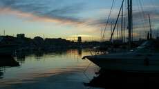 Sonnenuntergang Vieux Port Marseille
