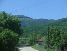 Blick aufs Balkangebirge
