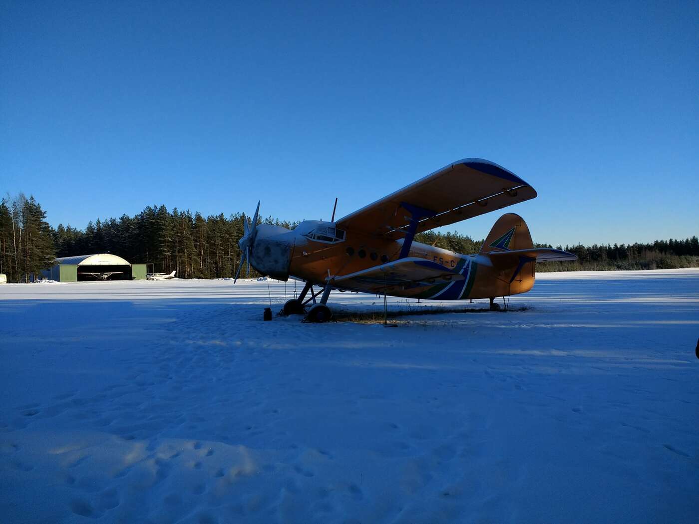 Hyvinkää Airport Old Airplane