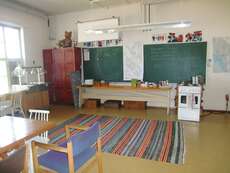 ein altes Klassenzimmer