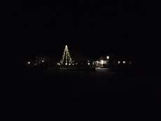 Weihnachtsbeleuchtung auf Mickelsgården