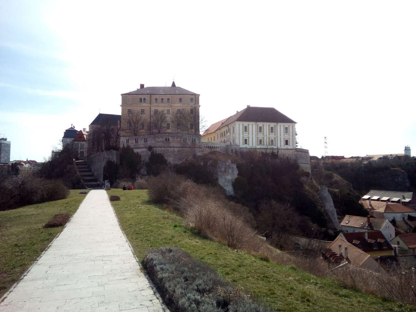 Schloss in Veszprém, vom Benediktsberg aus