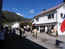 Opening of the second parade in Nordfjordeid