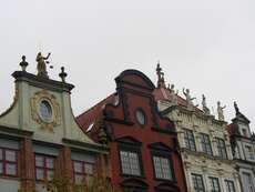 Die eindrucksvollen Hausfassaden in der Altstadt