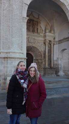 Maria und ich in Tarazona