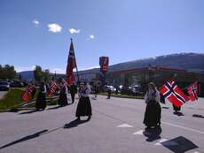 Opening of the parade in Stårheim