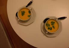 Majas und mein Abendbrot: Kürbissuppe