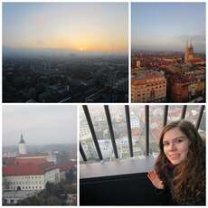 Ausblick über Zagreb genießen :)