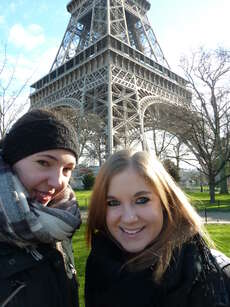in Paris mit Sarah