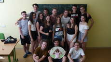 Me and a group of my German students