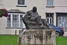 Statue (in Westerham) von WInston Churchill