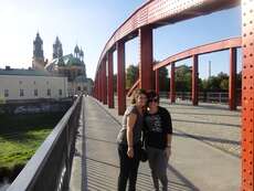 Ester und ich im wunderschönen Poznan!