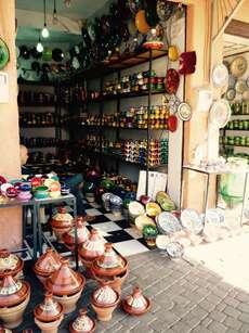 Their famous pots called "Tagine"