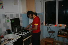 Mein türkischer Exmitbewohner in der Küche
