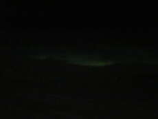 Nordlichter am letzten Abend vom Camp aus. Leider war der Mond etwas hell...
