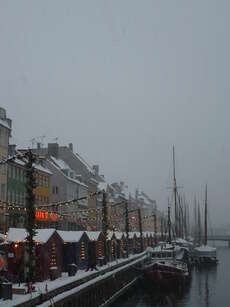 Kopenhagen im Schnee