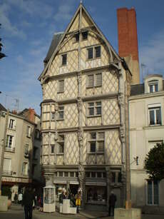 Ein schönes Haus in der Altstadt von Angers