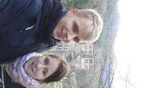 Timo und Ich in Murbach bei einem uralten Kloster!!