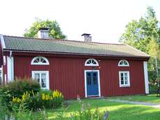Ein rotes Schwedenhaus darf natürlich nicht fehlen