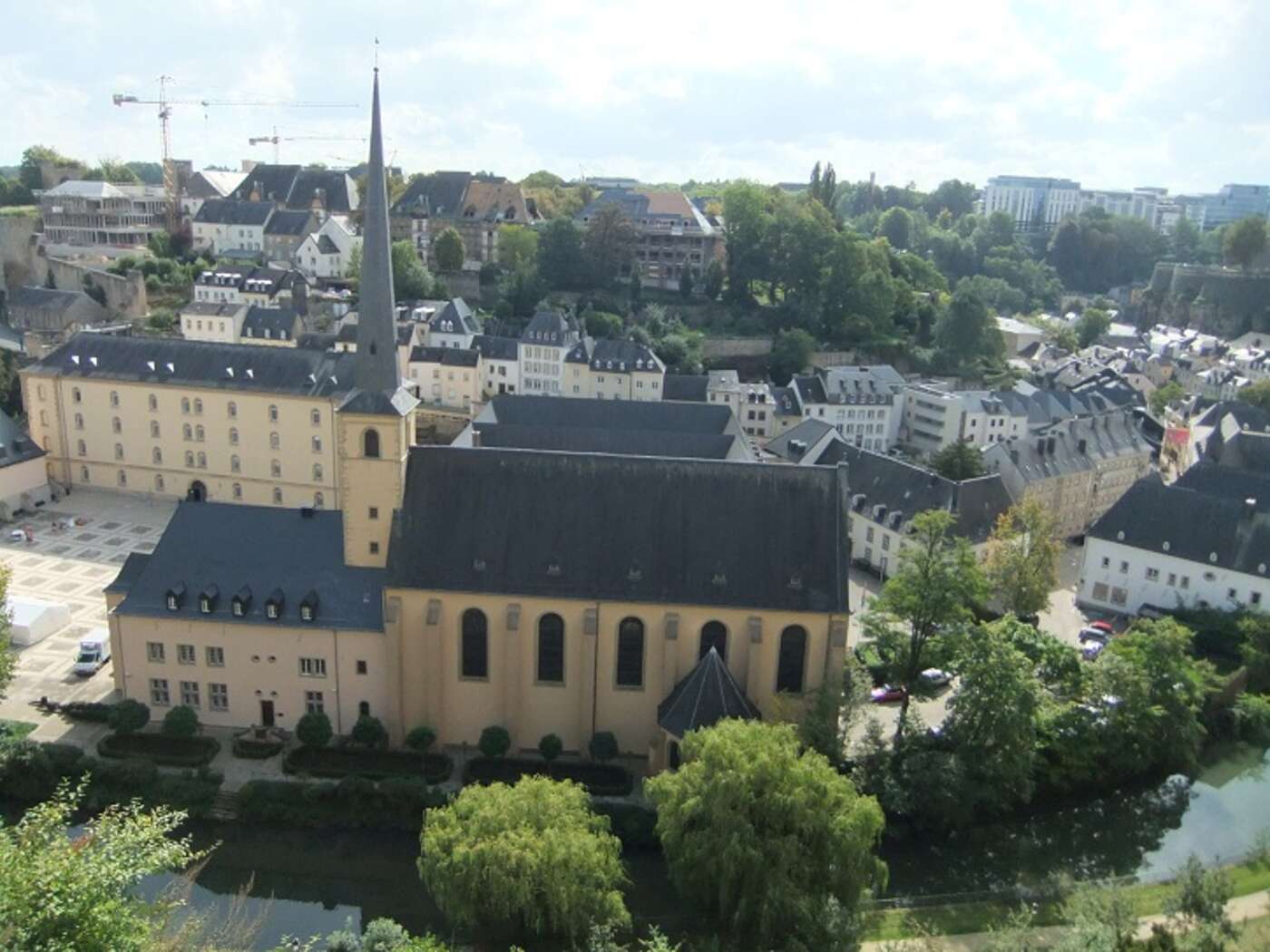 Ausblick auf die Luxemburger "Unterstadt"