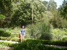 Ich im Real Jardín Botánico