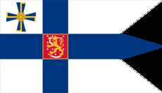 Flagge des finnischen Präsidenten
