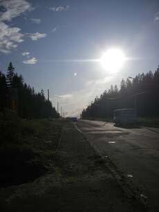 Endlose Strassen in Russland - Entfernung und Geschwindigkeit in einer neuen Dimension
