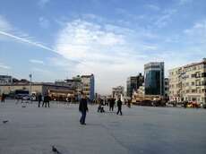 Der Taksimplatz abseits von revolutionaeren Tagen - kalt aber freundlich!