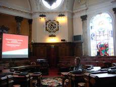Mein täglicher Arbeitsplatz: Die Council Chamber in der City Hall