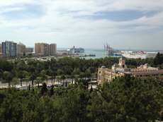Ausblick über Malaga